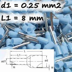 Szigetelt érvéghüvely