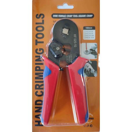 Krimpelő fogó ( Négyszög forma , 0,25mm2-10mm2)