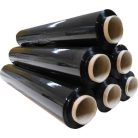 Csomagoló sztreccs fólia 500mm széles ,1,8 kg-os 23my fekete 150 mtr