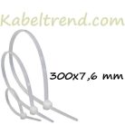 Gyorskötöző,Kábelkötegelő (300x7.6 mm, Natúr )