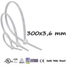 Gyorskötöző, Kábelkötegelő (300x3.6 mm ,Natúr )