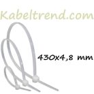  Gyorskötözö,Kábelkötegelő (430x4.8 mm, Natúr )