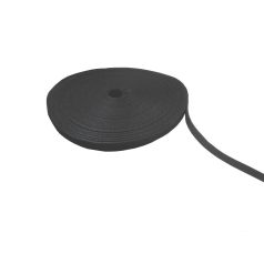   Tépőzáras kábelkötegelő  tekercs 12,5mm x 22,8mtr Fekete