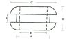 Vezeték védő gumi gyűrű lemezhez ( 4.8 mm ) DH-08 Vezeték védő gumi gyűrű lemezhez ( 4.8 mm ) DH-08
