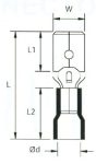 Szigetelt Csúszósaru Csap 6.3 x ( 1,5 ~ 2,5 mm2 ) VD_2-6-3M Szigetelt Csúszósaru Csap 6.3 x ( 1,5 ~ 2,5 mm2 ) VD_2-6-3M