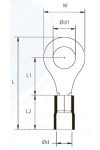 Szigetelt Szemessaru 4,3 X (0,5 - 1,5 mm2) VR_1-4 Szigetelt Szemessaru 4,3 X (0,5 - 1,5 mm2) VR_1-4